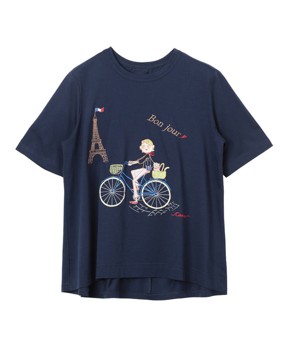 【メーカー直送】カノンちゃんTシャツ ボンジュール！