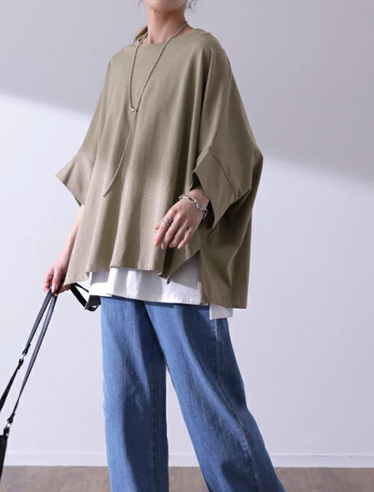 ドルマンスリーブビッグサイズTシャツ
