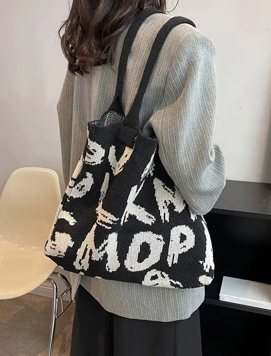 ニットトートバッグ
