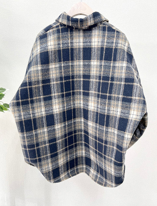 あったかチェックシャツ　