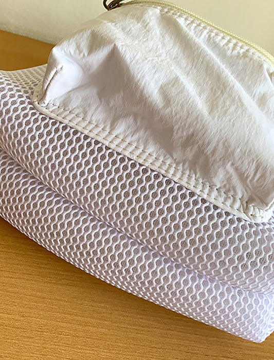 メッシュ巾着ショルダーバッグ