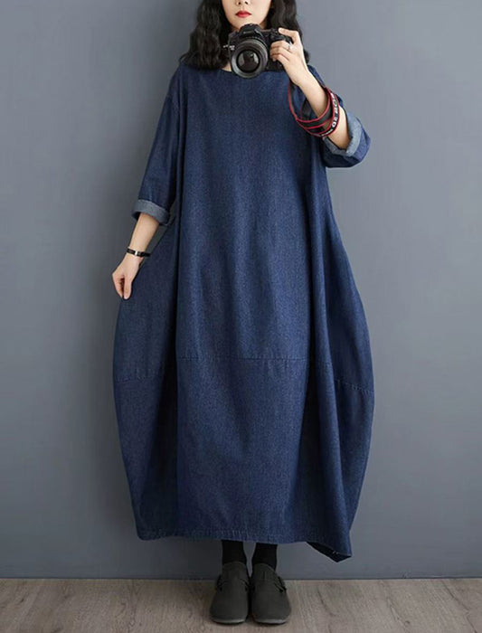 【近日入荷】バルーンデザインデニムワンピース※5月上旬入荷予定