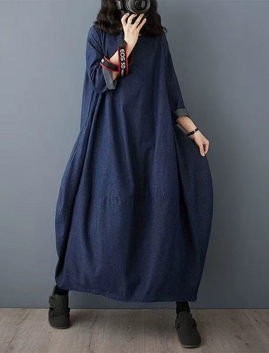 【近日入荷】バルーンデザインデニムワンピース※5月上旬入荷予定