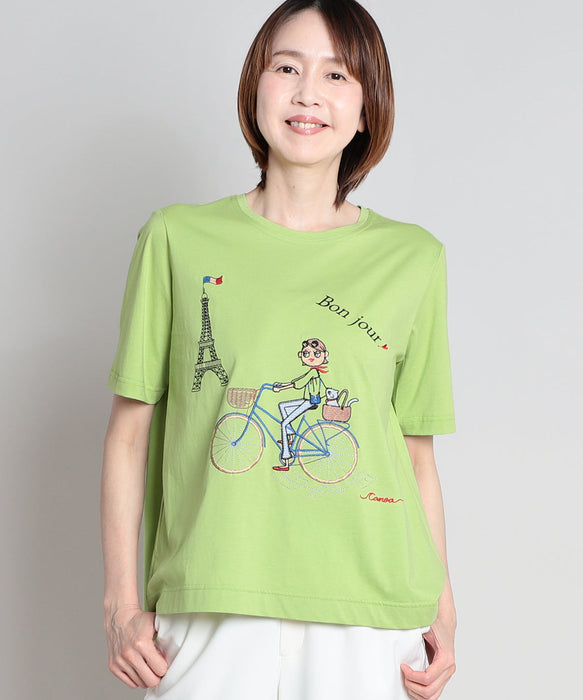 【メーカー直送】カノンちゃんTシャツ ボンジュール！